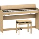 Roland F701 Piano Numérique Light Oak + Support et Banc