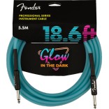 Fender Professional Glow in The Dark Cable, 18.6'