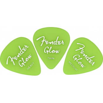 Fender Glow in the Dark 351 Picks 12-Pack