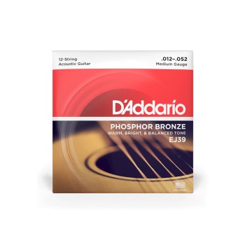 D'Addario Acoustic Phosphore Bronze Medium 12Strings