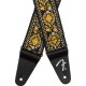 Fender Courroie Pasadena Woven Yellow Lotus, 2"