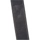 Fender Courroie Monogrammed Leather Black, 2"