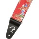 Fender Courroie Hawaiian 2", Red Floral