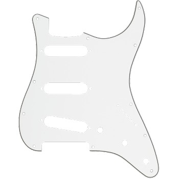 Fender Pickguard, Stratocaster S/S/S, 11-Hole Mount, Parchemin