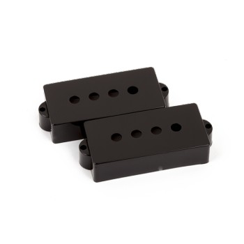 Fender Pickup Covers, Pure Vintage Precision Bass, Black (2)