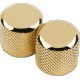Fender Telecaster / Precision Bass Dome Knobs (Gold) (2)