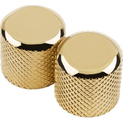 Fender Telecaster / Precision Bass Dome Knobs (Gold) (2)