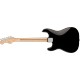 Squier Sonic® Stratocaster® HT H, touche en laurier, pickguard noir, noir