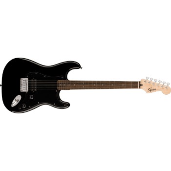 Squier Sonic® Stratocaster® HT H, touche en laurier, pickguard noir, noir