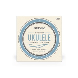 D'Addario Cordes Ukulele Tenor Clear Nylon