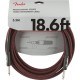 Fender Pro Series Instrument Cable 18.6' Red Tweed