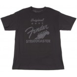 Fender T-Shirt Original Strat Charcoal Petit