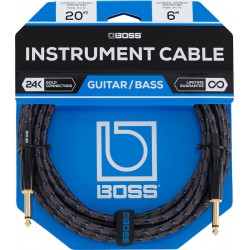 Boss Câble Pour Instrument 1/4" - 1/4" - 20'