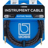 Boss Câble Pour Instrument 1/4" - 1/4" - 20'