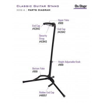 On Stage XCG-4 Support Pour Guitare