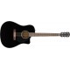 Fender CD-60SCE Acoustique Dreadnought Noir