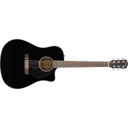 Fender CD-60SCE Acoustique Dreadnought Noir