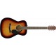 Fender CC-60S Guitare Acoustique Concert Sunburst