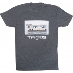Roland TR-909 Crew T-Shirt Charcoal