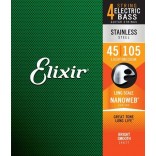 Elixir Bass Nanoweb 4ST Long Scale Med/Lite 45-105