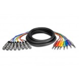 Hosa Multi-Cables 8Ch XLR F à 1/4 TRS