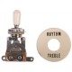 Profile Gibson Type Toggle Switch 3-way Ivoire