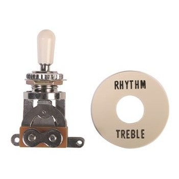 Profile Gibson Type Toggle Switch 3-way Ivoire