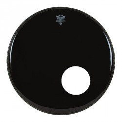 Remo Ebony 22" + 5"  Dyna Hole