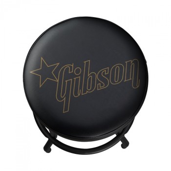 Gibson Tabouret de Bar 30" Noir avec Logo