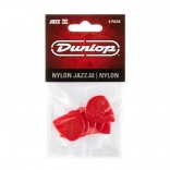 Jim Dunlop Jazz III Nylon Red Players Pack (6 Picks)