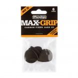 Jim Dunlop Max Grip Jazz III Carbon Fiber 6 Pack