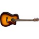 Fender CC-140SCE Concert Acoustique Sunburst + Case