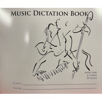 Music one Cahier de Dictée 24 Pages, 6 Portées