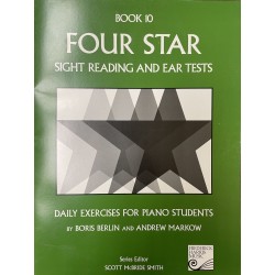 Four Star Piano - Sight Reading & Ear Tests Volume 10