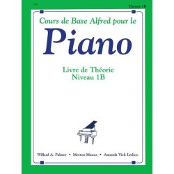 Alfred Cours de Base Piano - Livre de Théorie 1B