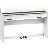 Roland F701 Piano Numérique Blanc + Support et Banc