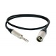 Digiflex Câble XLR M - 1/4M TRS 3'