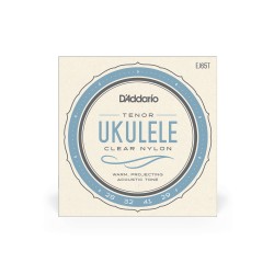 D'Addario Cordes Ukulele Tenor Clear Nylon Low G