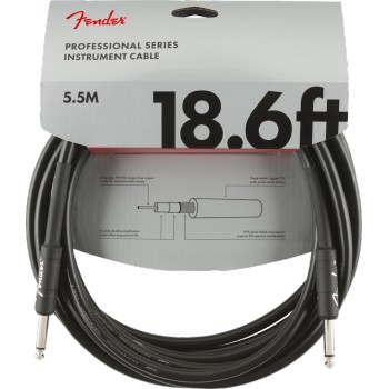Fender Pro Series Câble Instrument Noir 18.6'