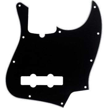 Fender Plaque Protection, J-Bass, 10 Trous, Noir, 3-Ply