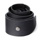 Jim Dunlop Courroie 2.5'' en Cuir Noir Italien