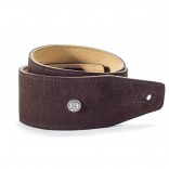 Jim Dunlop Courroie 2.5'' en Daim Acajou
