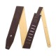 Jim Dunlop Courroie 2.5'' en Daim Acajou