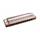 Hohner 590 Harmonica Big River Clé de A