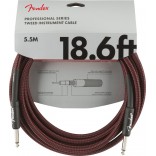 Fender Pro Series Instrument Cable 18.6' Red Tweed
