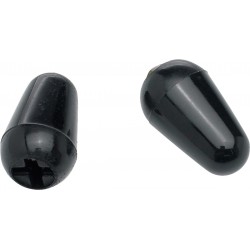 Fender Stratocaster Switch Tips, Black (2)