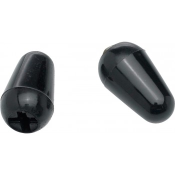 Fender Stratocaster Switch Tips, Black (2)