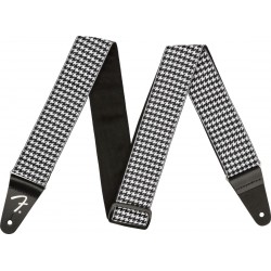 Fender Courroie 2'' Houndstooth Blanc