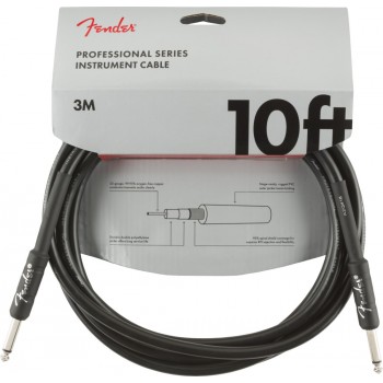 Fender Pro Series Câble Instrument Noir 10'