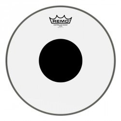 Remo Clear Black Dot 12"